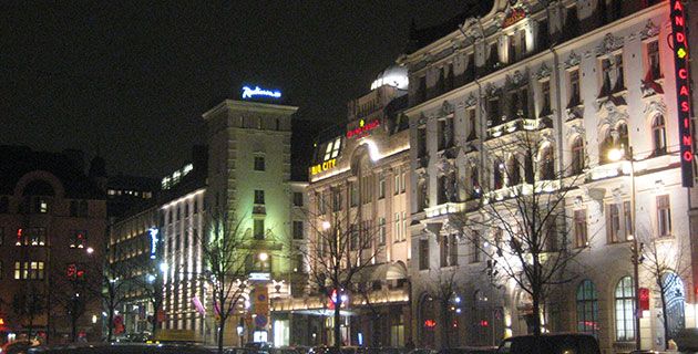 Katunäkymä Helsingin Grand Casinolta