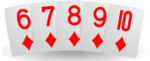 Värisuora pokerikasi